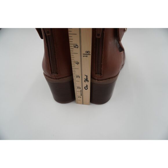 New Bar III Wiley Round Toe Women Brown Bootie Size 11 - Picture 8 of 8